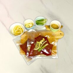 Bò ướp gừng tỏi organic Leavia