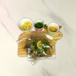 Tôm ướp mè rang organic Leavia